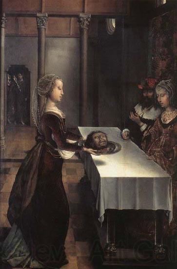 Juan de Flandes Herodias Revenge Spain oil painting art